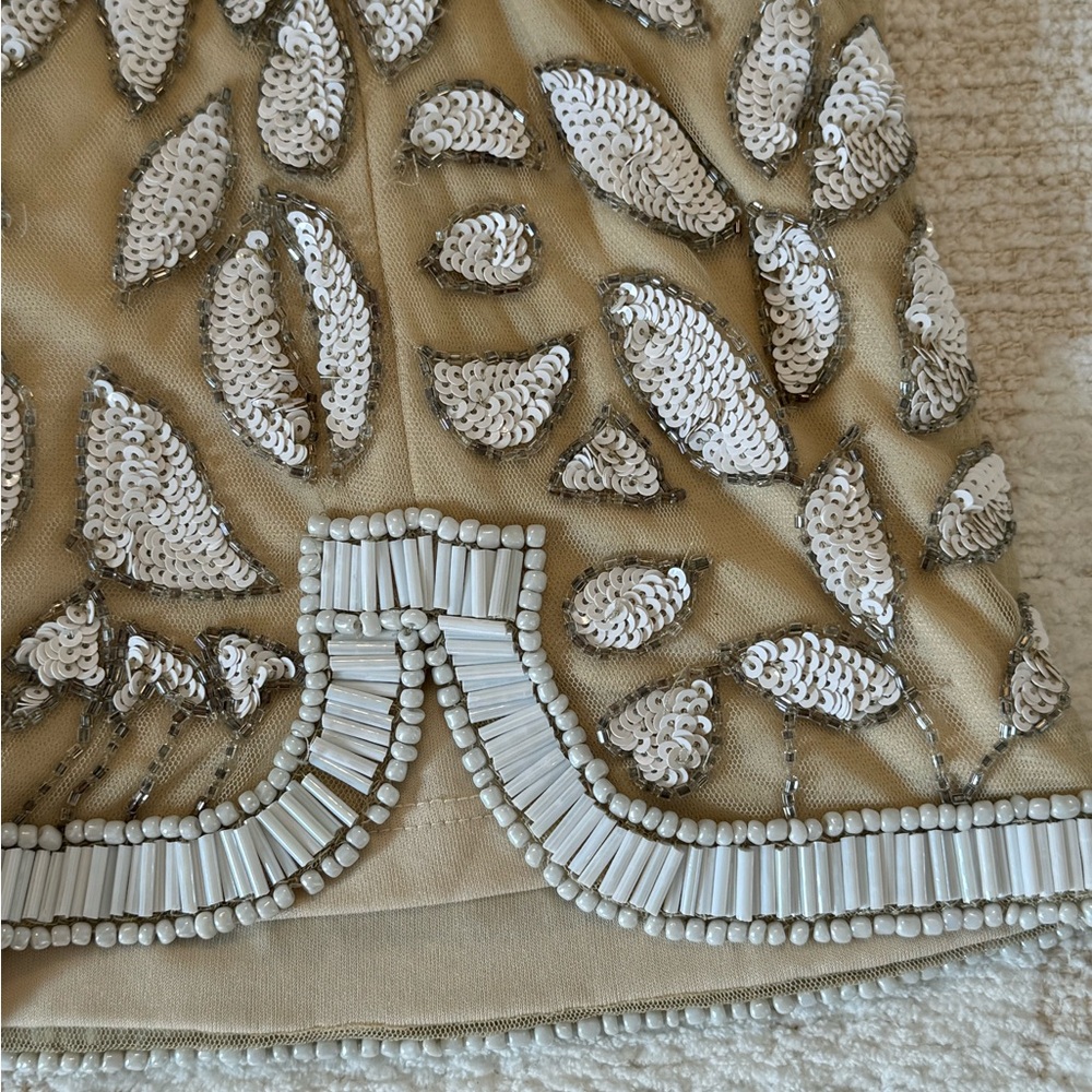 X by NBD Madeline Beaded/Sequin Mini Dress size 0 - Picture 14 of 15
